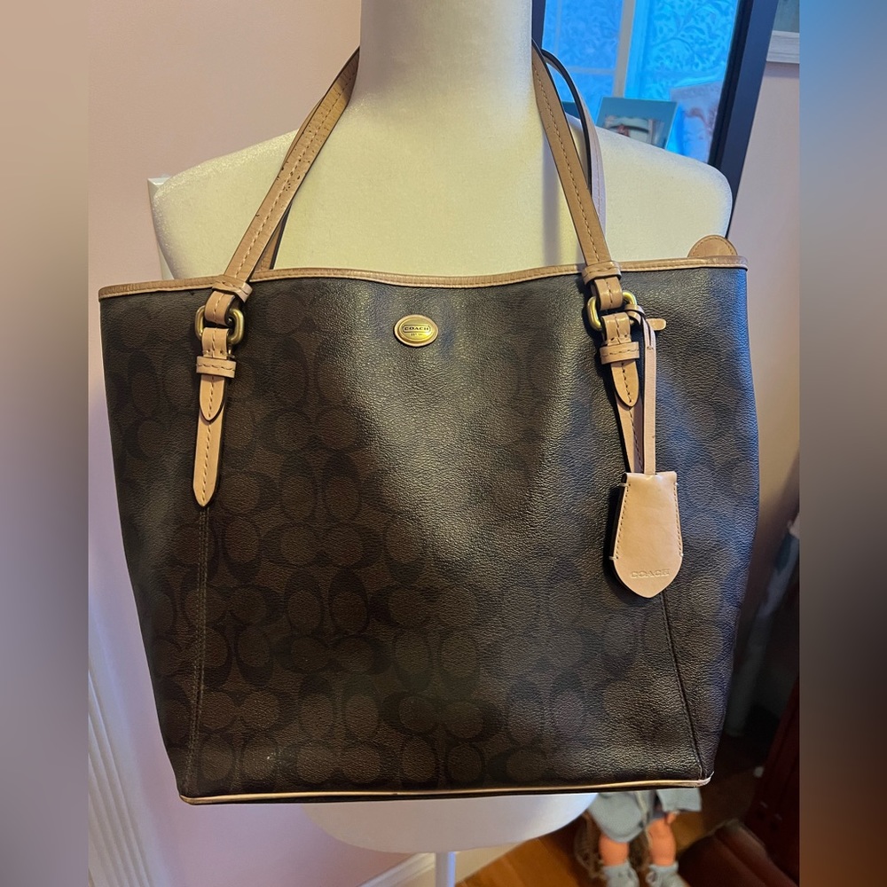 Authentic Coach tote bag.